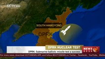 DPRK announces submarine missile test “success” amid growing tensions