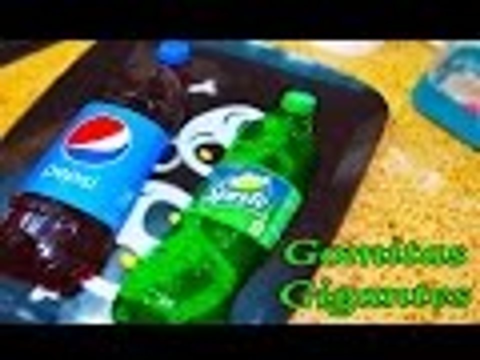 DIY : Pepsi y Sprite Gigante de Gelatina | 1080p HD