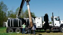 X-Vac X-15, 15 yard hydro excavator on Caterpillar Truck Chassis