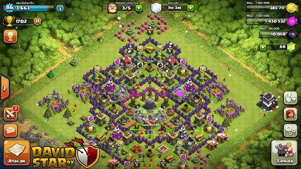 Trucazo como subir de Nivel muy rápido en Clash of Clans en Español COC Davidstar9x
