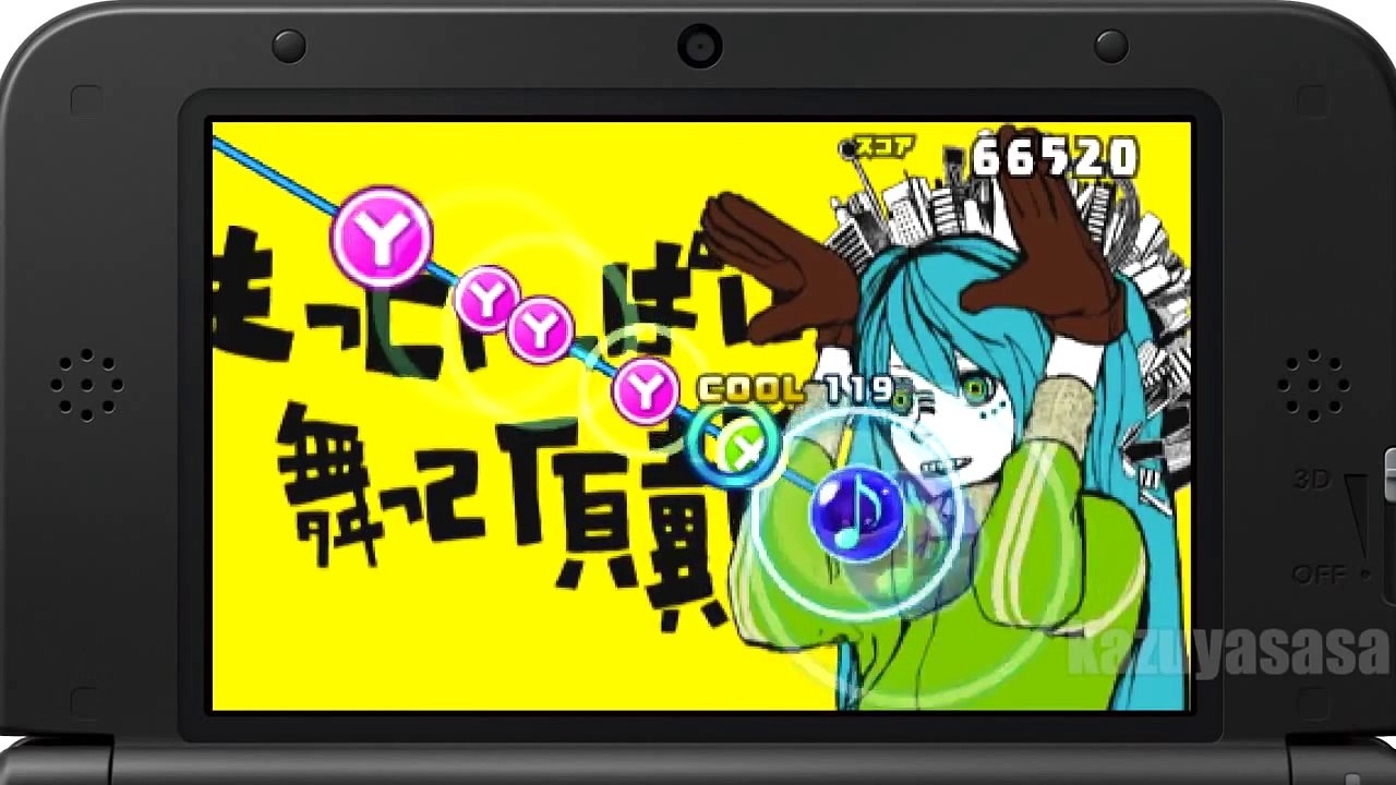 初音ミク Project mirai 2 マトリョシカ (Matryoshka) ボタンモードのトコトン (Hard) PERFECT Nintendo 3DS