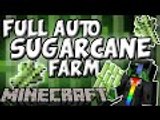 Minecraft Redstone: Fully Automatic Sugarcane Farm Tutorial