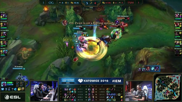 TSM vs OG Highlights Game 3 IEM 10 Katowice World Championship Group A Team Solo Mid vs Or