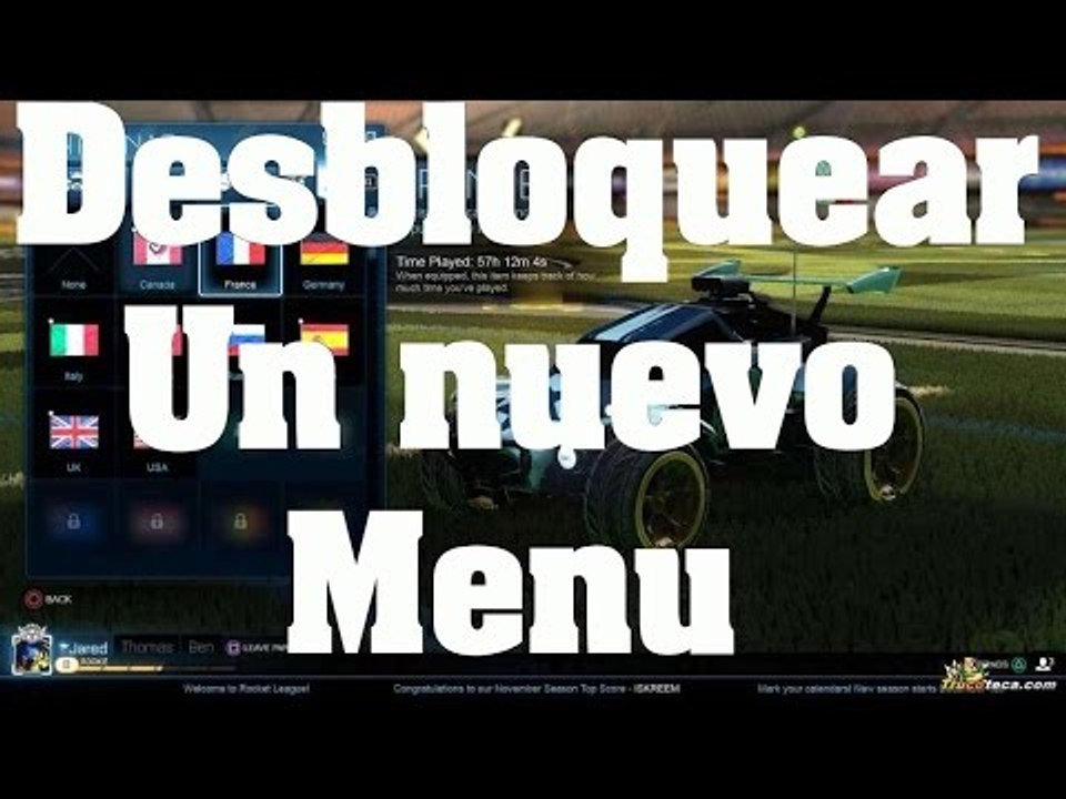 Easter Egg de Rocket League - Cambiar Menu Principal