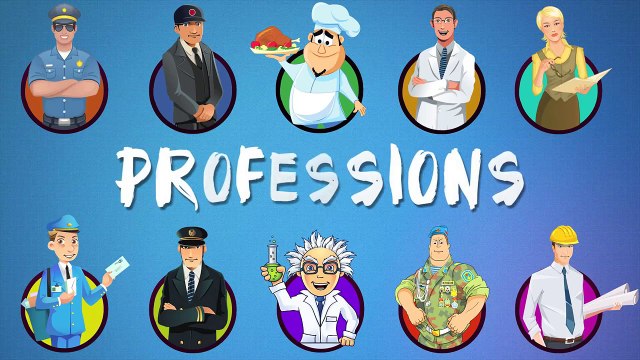 Learn about Jobs and Professions for Kids | Learning occupation for Children |Various professions