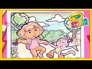Dora the Explorer Coloring Pages with Dora and Boots