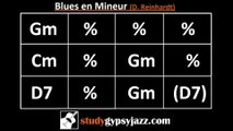 Gypsy Jazz (Jazz Manouche) Backing Track - Blues en Mineur (Medium)