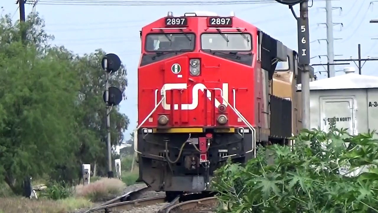 Ferromex Union Pacific Canadian National y KCSM en Irapuato!!