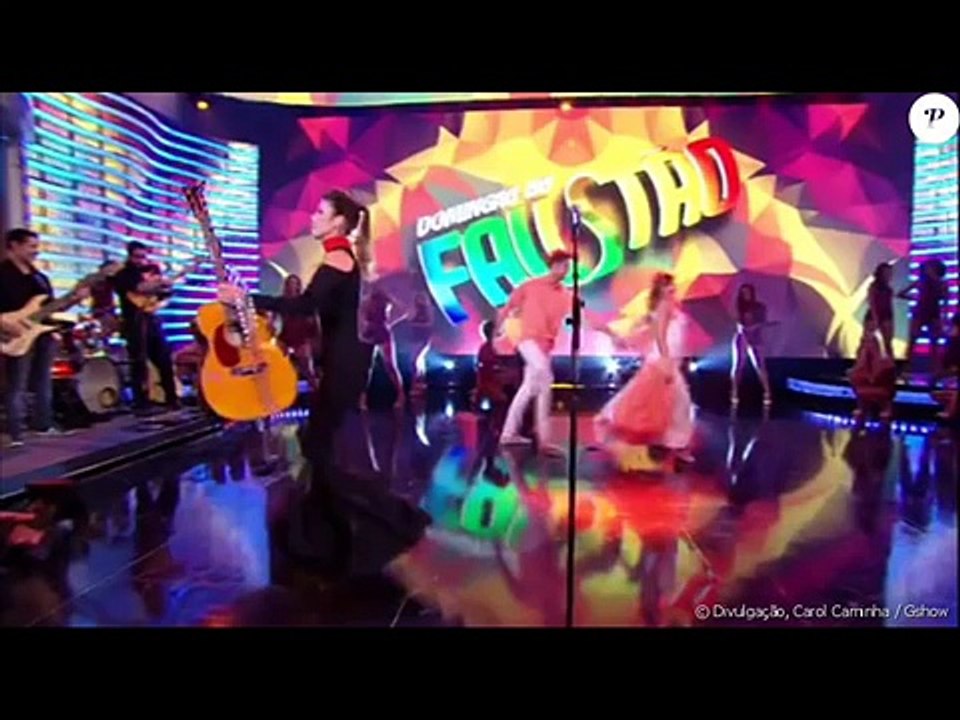 Paula Fernandes para canção por violão desafinado e solta palavrão no Faustão