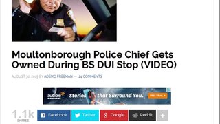 CORRUPT Police Chief Gets Owned During BS DUI Stop (VIDEO),STOP THE CORRUPTION