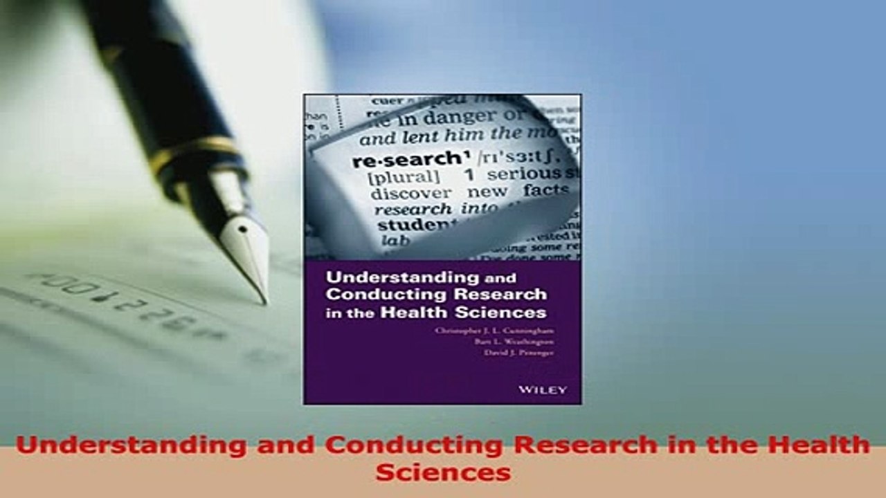 Download  Understanding and Conducting Research in the Health Sciences Free Books