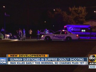 Gunman questioned in Surprise deadly shooting