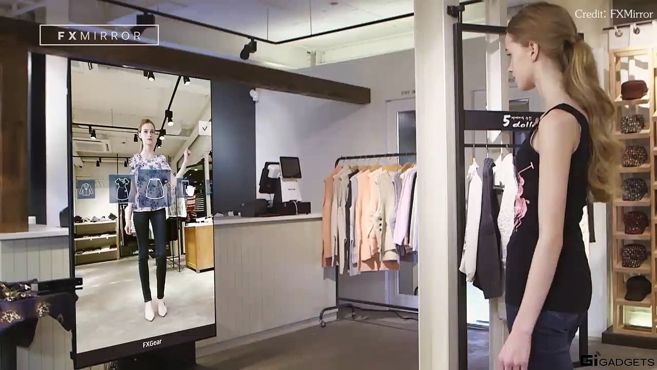 Gương thay đồ công nghệ mới - Amazing fit mirror