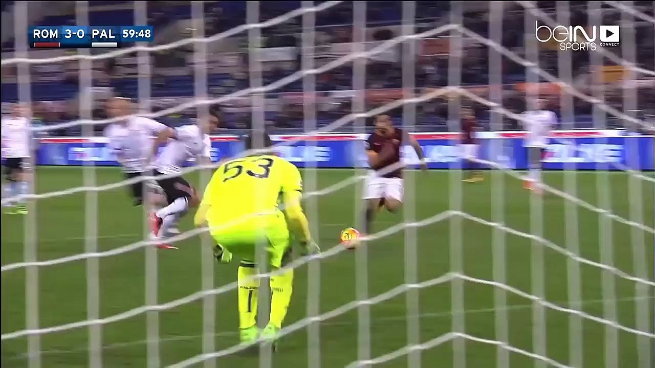 أول ثنائية  لمحمد صلاح في الدوري الإيطالي