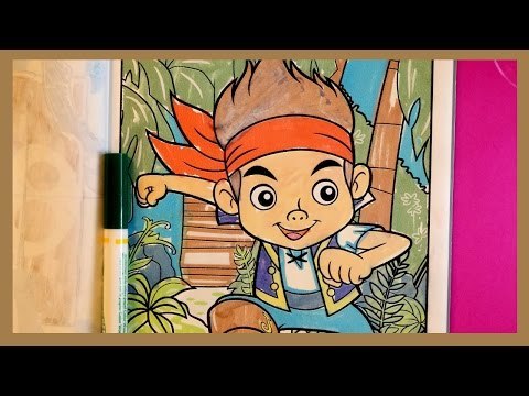 Coloring Pages for kids Youtube | Disney Jake and the Neverland Pirates 04