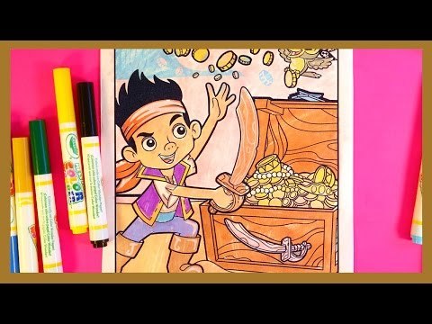 Coloring Pages for kids Youtube | Disney Jake and the Neverland Pirates 12