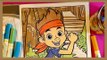 Coloring Pages for kids Youtube | Disney Jake and the Neverland Pirates 01