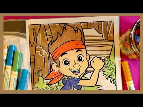 Coloring Pages for kids Youtube | Disney Jake and the Neverland Pirates 01