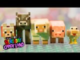 Minecraft Surprise Toy Unboxing! Minecraft Animal Toys are unboxed in BirthdayCandyLand