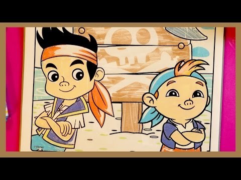 Coloring Pages for kids Youtube | Disney Jake and the Neverland Pirates 03