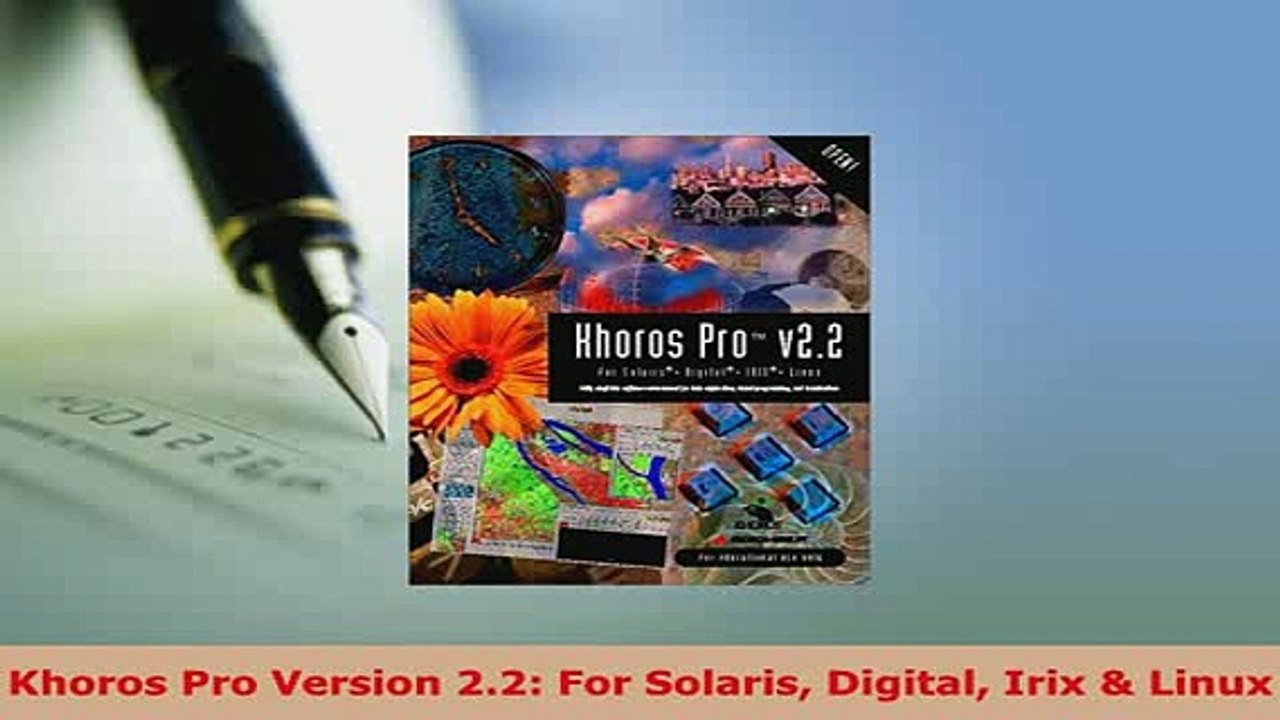 PDF  Khoros Pro Version 22 For Solaris Digital Irix  Linux  Read Online