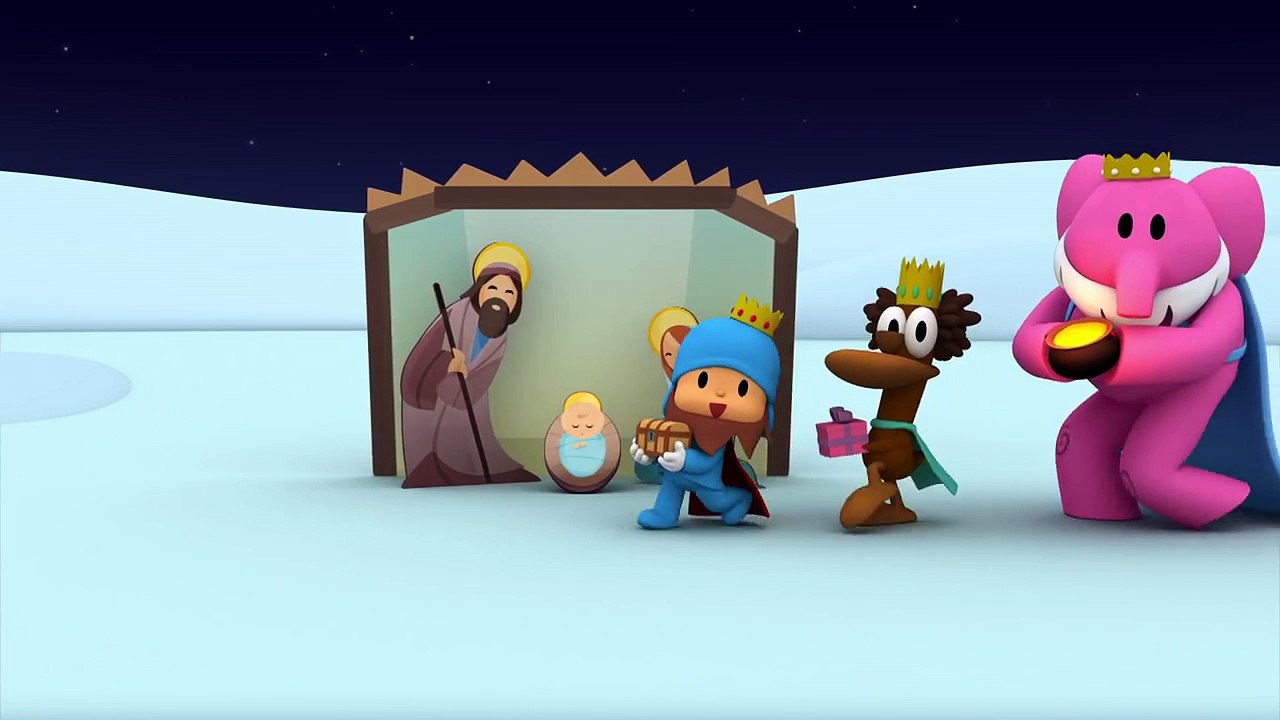 Pocoyo e seus amigos celebram o Dia de Reis