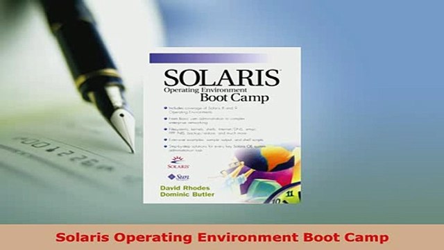 Download Solaris Operating Environment Boot Camp EBook