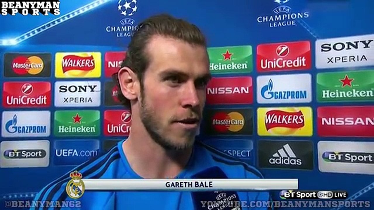 Manchester City 0-0 Real Madrid - Gareth Bale Post Match Interview