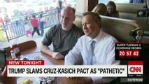 Trump slams Cruz and Kasich over delegates pact