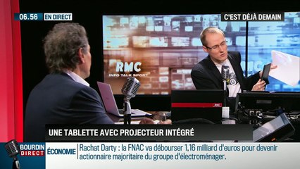 La chronique d'Anthony Morel: Thomson lance une tablette avec vidéoprojecteur intégré - 27/04