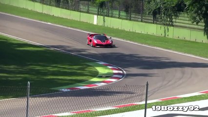 Best Sports Car: Ferrari FXX K Sound In Action at Imola Circuit