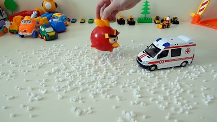 Машинки мультфильм - Город машинок - 5 серия  Снегоуборочные машины, грейдер. Развивающие мультики