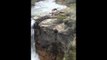 Insane Jump From Alberta's Lundbreck Falls Caught on Camera