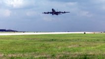 KC 135 Evacuation Before Threatening Storms