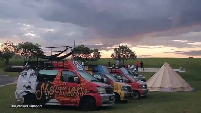 Check out what it looks like to hire a Wicked Camper van