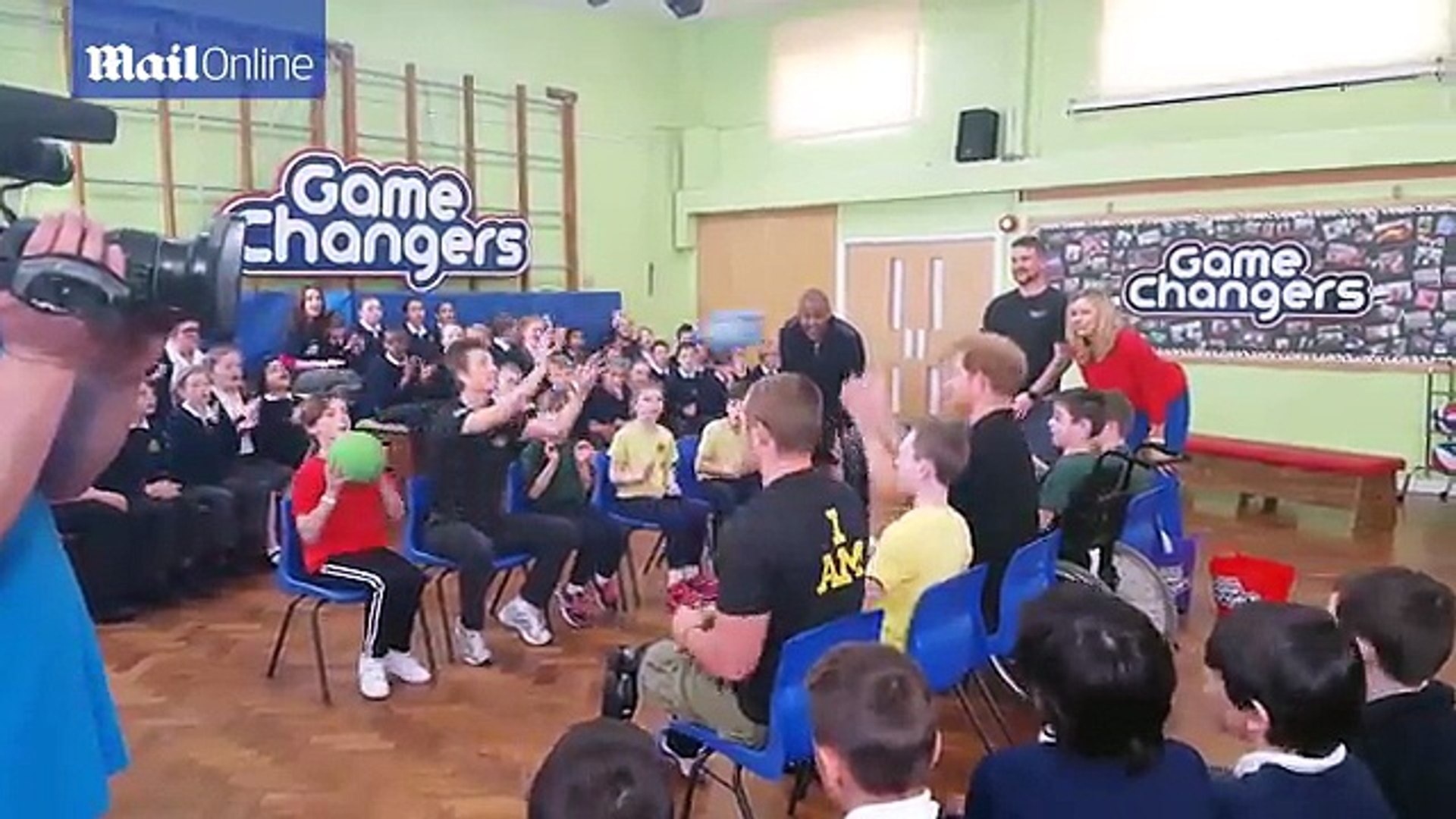 ⁣Prince Harry films special edition of Sky Sports' Game Changers