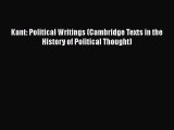 Ebook Kant: Political Writings (Cambridge Texts in the History of Political Thought) Read Full