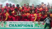 Islamabad United Pakistan Super League Champions Celebration - PSL T20 Winner 2016