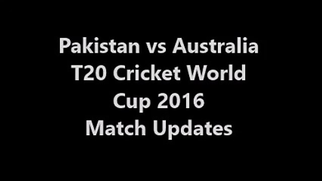 Pakistan vs Australia 1st Wicket by Wahab Riaz to Usman Khawaja - AUS vs PAK T20 WC Match Updates