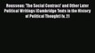 Ebook Rousseau: 'The Social Contract' and Other Later Political Writings (Cambridge Texts in