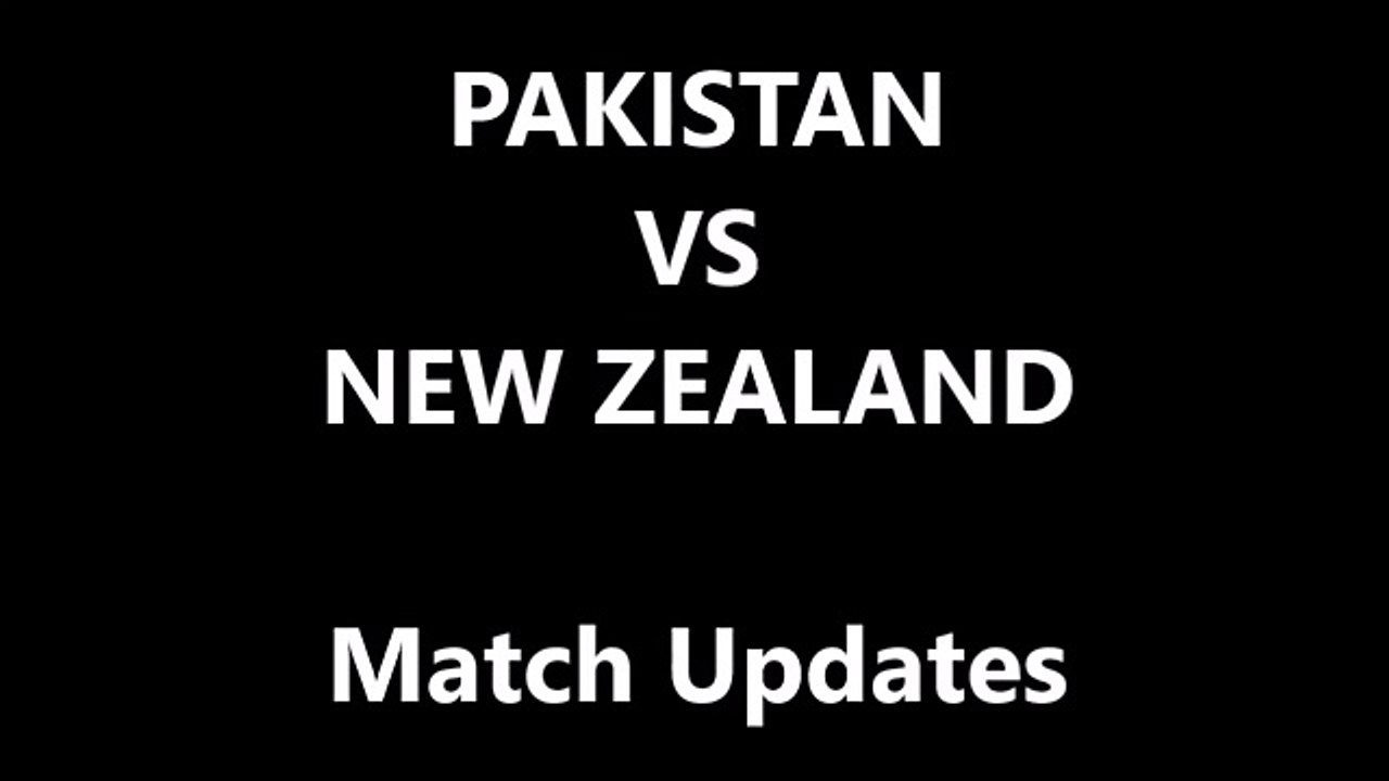 Pakistan vs New Zealand T20 Cricket Match Update 22 March 2016