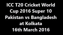 Pakistan won by 55 Runs Pakistan vs Bangladesh Super 10 T20 Cricket World Cup 14th  Match Summray