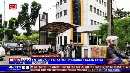 Gugat PKS, Fahri Absen Sidang Perdana di PN Jaksel