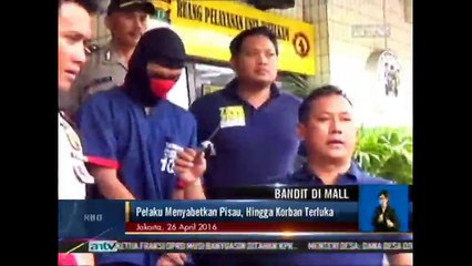 Penjambret Tertangkap Basah saat Beraksi di Mall