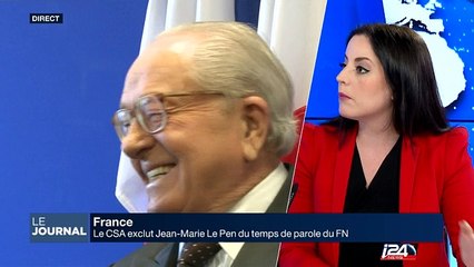 France: le CSA exclut Jean-Marie le Pen du temps de parole du FN