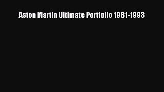 [Read Book] Aston Martin Ultimate Portfolio 1981-1993  EBook