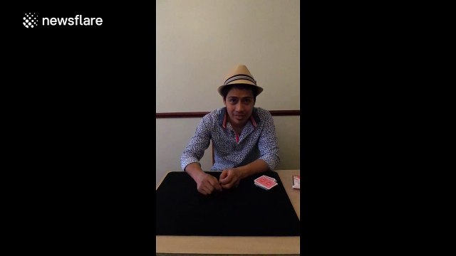 Magician performs interactive trick so viewers can take part