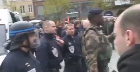 Loi travail : Des militaires viennent en aide aux policiers face aux manifestants à Strasbourg (vidéo)