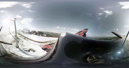 Slalom Flying Through Wind Turbines w/ Hannes Arch | 360° POV Experience