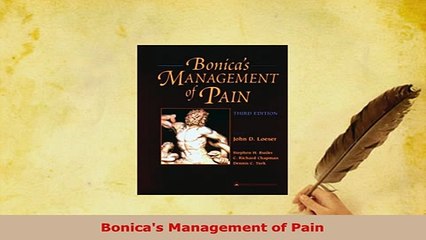 Download  Bonicas Management of Pain Free Books